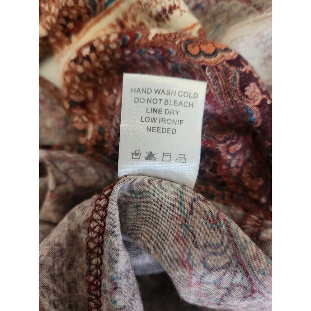 Altar'd State Midi dress sz S missing brand tag patchwork Paisley boho cottage - Picture 7 of 8